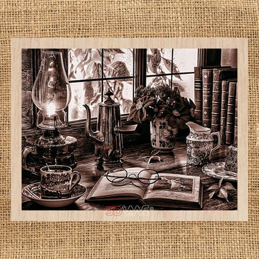 COUNTRY EVENING pyroprinter & laser-ready files 3DWave.us